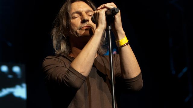 Franz Treichler, co-fondateur du groupe The Young Gods, a remporté l'édition 2014 du Grand Prix suisse de musique. [Jérôme Genet]