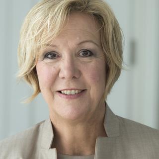 La présidente du conseil d'administration des CFF, Monika Ribar. [Keystone - Lukas Lehmann]