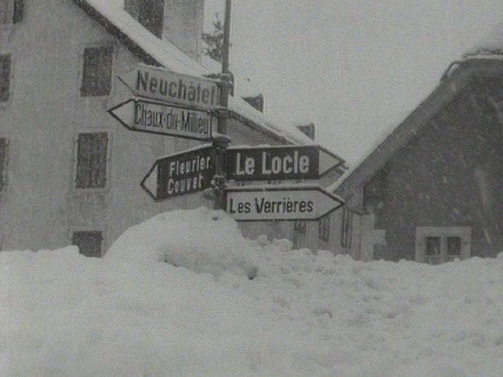 La Brévine en 1963. [RTS]