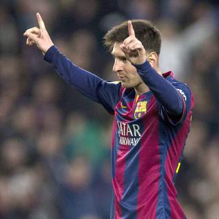 Lionel Messi décroche un 5e Ballon d'or. [EPA/Keystone - Alejandro Garcia]