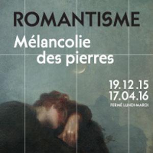 L'affiche de l'exposition "Romantisme. Mélancolie des pierres". [DR - Fondation Pierre Arnaud]