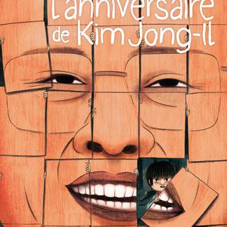 La cover de l'album "L'anniversaire de Kim Jong-Il", dessin de M. Allag et scénario de A. Ducoudray. [Editions Delcourt]
