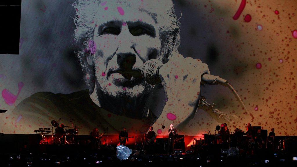Samedi 1er octobre: Roger Waters, membre fondateur du groupe Pink Floyd, en concert à Mexico. [EPA/Keystone - Mario Guzman]