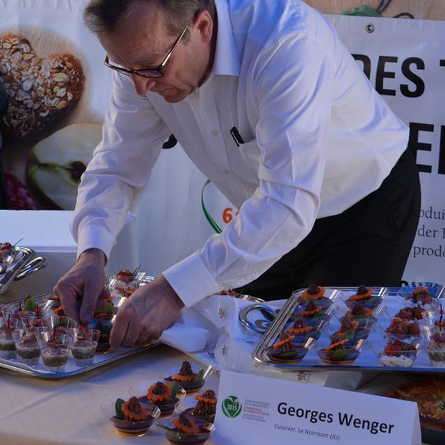 Le cuisinier du Noirmont, Georges Wenger. [RTS - Gaël Klein]