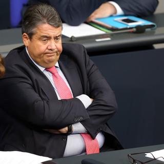 Le ministre allemand de l'Economie Sigmar Gabriel. [Wolfgang Kumm]