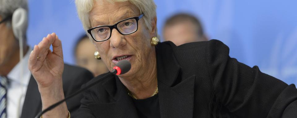 Carla Del Ponte. [AP/Keystone - Martial Trezzini]