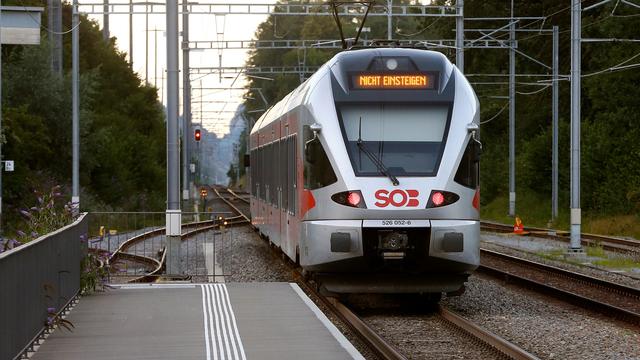 Le train a subi d'importants dégâts, selon les CFF. [reuters - Arnd Wiegmann]