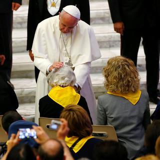 Le pape François montre des signes d'ouverture envers les femmes dans l'Eglise. [Tony Gentile]