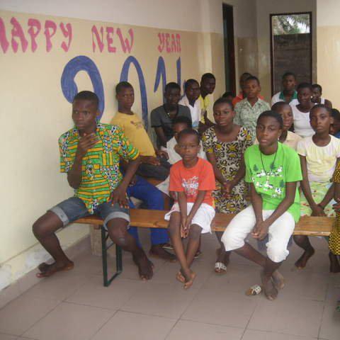 Depuis 2011, le centre d’accueil "Maison du Bonheur" à Lomé permet à une centaine d’enfants de 5 à 22 ans en situation précaire de vivre en communauté. [PAS - Maria Chevalley]