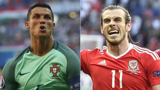 Ronaldo et Bale évoluent tous les deux au Réal Madrid. [Keystone - D.Bandic/M.Meissner]