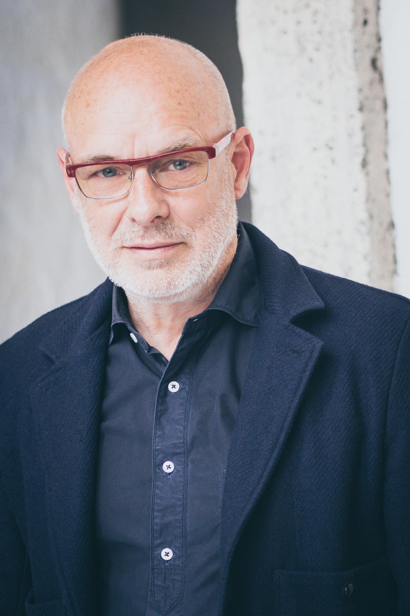 Portrait de Brian Eno. [NurPhoto - Luca Carlino]