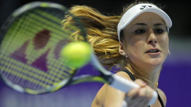 Bencic a remporté le premier duel face à Beck. [D.Lovetsky]