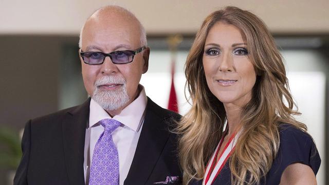 René Angélil et Céline Dion. [AP/Keystone - Jacques Boissinot]