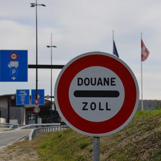 La douane autoroutière de Boncourt (JU). [RTS - Gaël Klein]