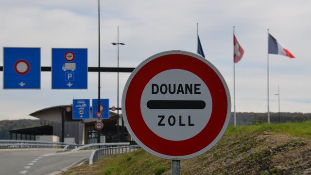 La douane autoroutière de Boncourt (JU). [RTS - Gaël Klein]