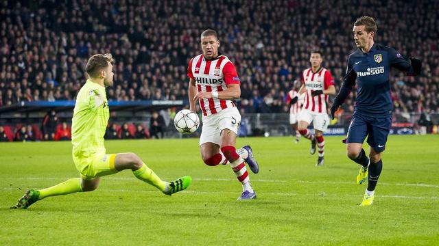 Antoine Griezmann (à dr.) est resté muet face aux Néerlandais. [Erwin Spek]