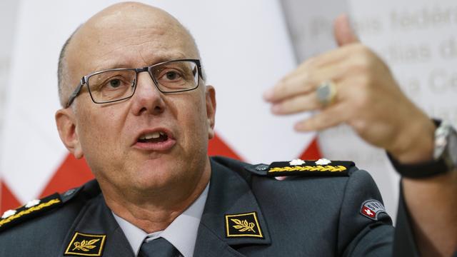 Le Valaisan Philippe Rebord est le nouveau chef de l'armée suisse. [Peter Klaunzer]