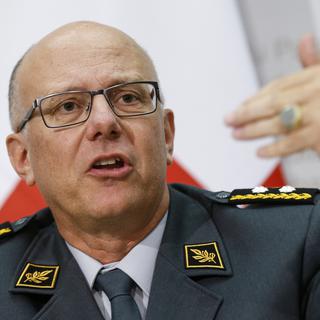 Le Valaisan Philippe Rebord est le nouveau chef de l'armée suisse. [Peter Klaunzer]