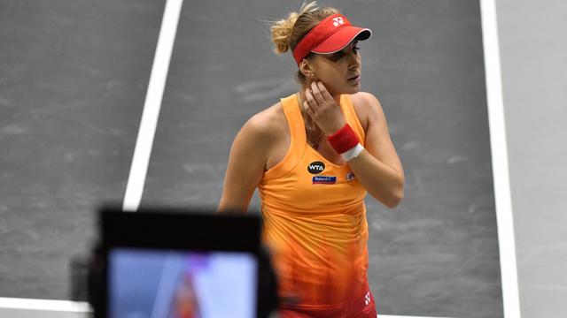 Belinda Bencic n'a pas passé l'obstacle du 1er tour à Moscou. [Barbara Gindl]