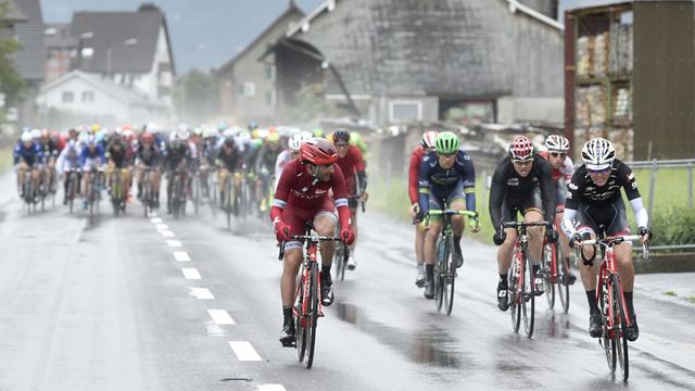 La 6e étape du Tour de Suisse de Weesen à Amden, le 16 juin 2016. [Keystone - Gian Ehrenzeller]