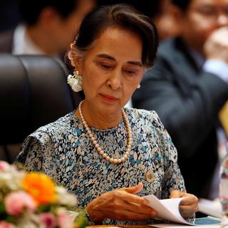 Aung San Suu Kyi est en visite en Chine. [Reuters - Jorge Silva]