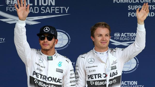 Qui de Hamilton (à gauche) ou de Rosberg (droite) sera le plus rapide cette saison? [Yuriko Nakao]