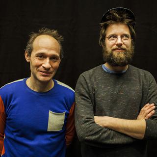 Dimitri de Perrot (à gauche) et le DJ Julian Sartorius. [DR - Augustin Rebetez]