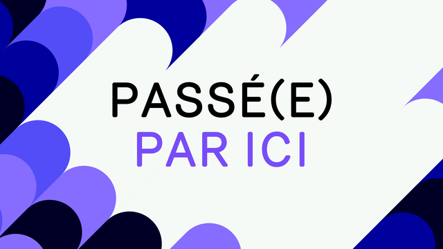 Logo "Passé(e) par ici". [RTS]