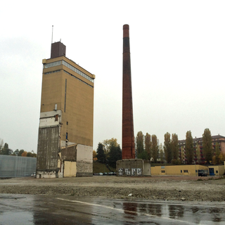 La friche industrielle de l'ancienne brasserie Cardinal photographiée en octobre 2016. [RTS - Adrien Krause]