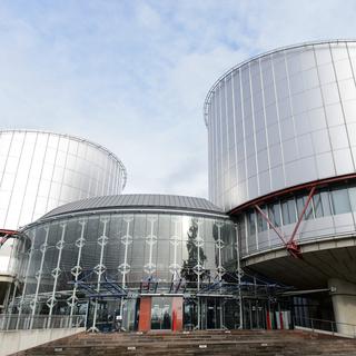 La Cour européenne des droits de l'homme (CEDH), à Strasbourg [Keystone - Jean-Christophe Bott]