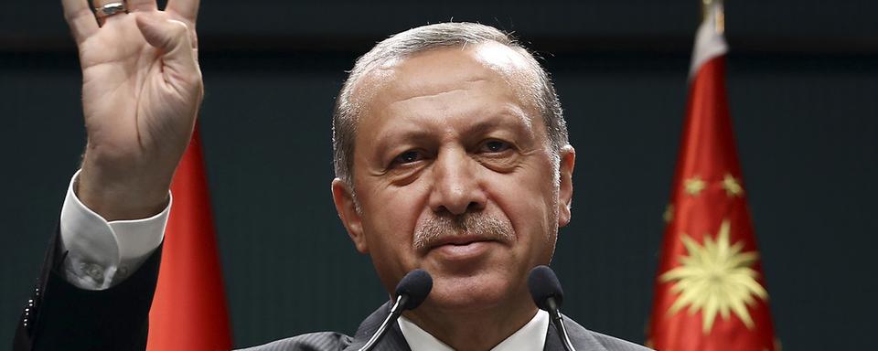 Le président turc Recep Tayyip Erdogan [keystone - Press Presidency Press Service via AP, Pool]