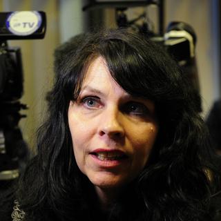 Birgitta Jonsdottir du Parti pirate islandais. [reu - Sigtryggur Johannsson]