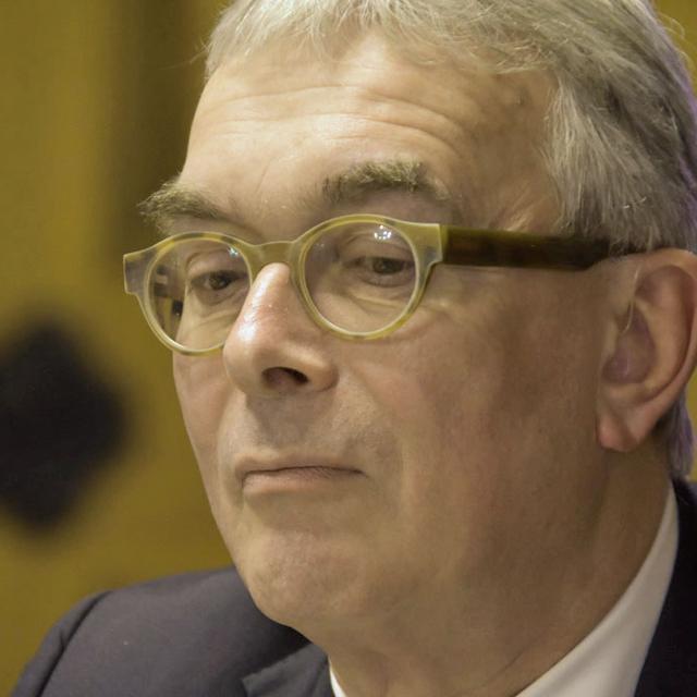 Christoph Brutschin, conseiller d'Etat bâlois en charge de l'Economie. [RTS - Gaël Klein]