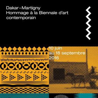 L'affiche du projet "Dakar-Martigny: Hommage à la Biennale d'art contemporain". [manoir-martigny.ch]