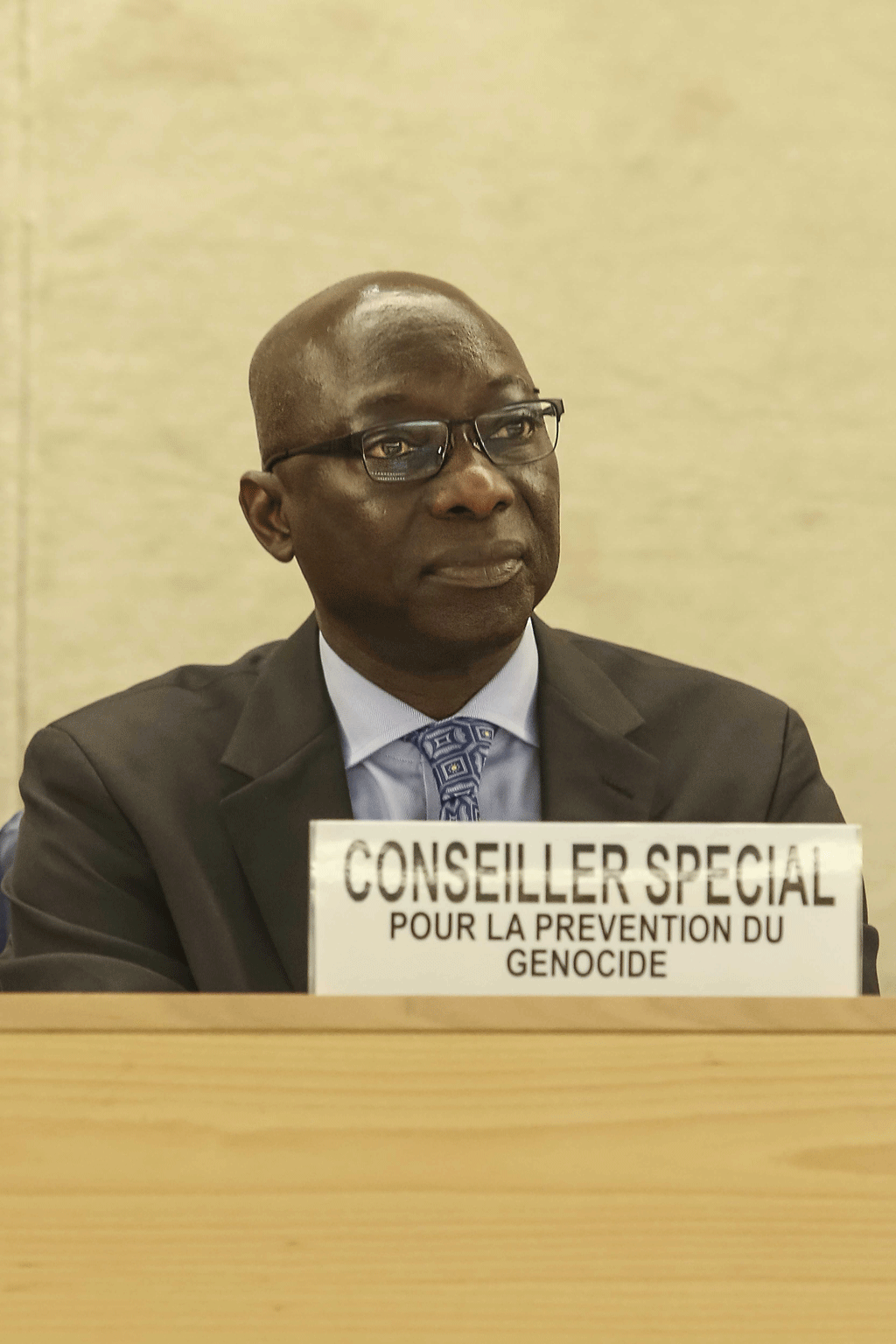 Adama Dieng, chargé de la prévention du génocide de l'ONU. [AFP - Jess Hosffman]