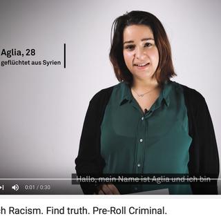 Capture d'écran d'une vidéo de "Search Racism! Find Truth". [DR]
