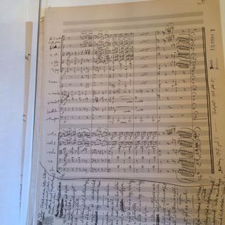 Manuscrit du 1er concerto pour violon de Béla Bartók, Fondation Paul Sacher, Bâle. [Yves Bron]