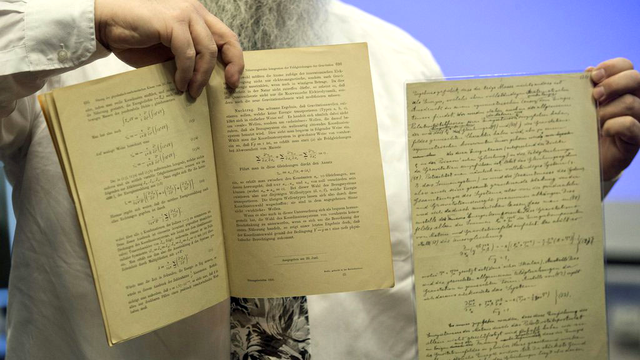 Les manuscrits dans lesquels Einstein prédit l'existence des ondes gravitationnelles sont conservés à Jérusalem.