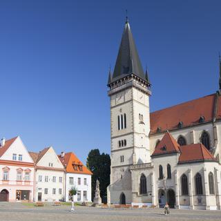 La basilique catholique de Saint-Egidius, dans la ville slovaque de Bardejov.