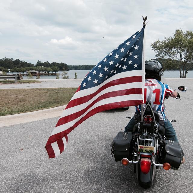 Veterans, combat Vets Motorcycle Club Association. Alabama. [RTS - Arnaud Robert]