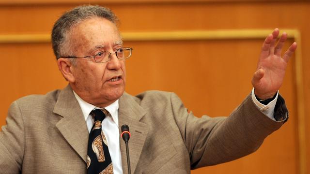 Yadh Ben Achour, juriste et ancien président de la Haute instance de la révolution en Tunisie. [AFP - Fethi Belaid]