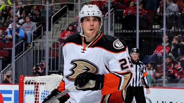 Santorelli a porté le maillot des Ducks à 70 reprises la saison passée. [Getty images]