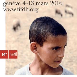 L'affiche du 14e FIFDH est l'oeuvre de la photographe Leila Alaoui, tuée en janvier lors des attentats de Ouagadougou. [FIFDH]