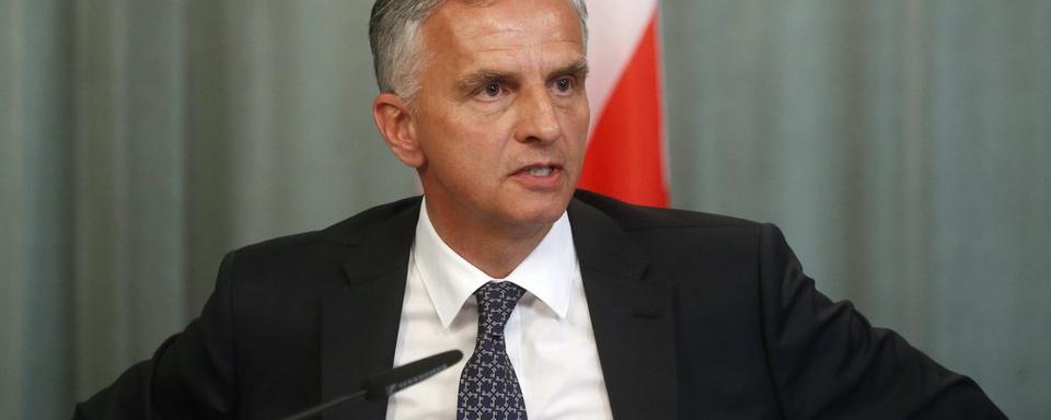 Didier Burkhalter veut montrer l’action de la Confédération au Liban. [EPA/Keystone - Sergei Chirikov]