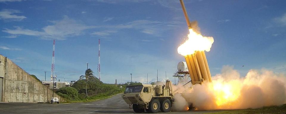 Un intercepteur du système américain THAAD (Terminal High Altitude Area Defense). [Reuters - U.S. Department of Defense]