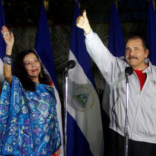 Le couple présidentiel nicaraguayen est comparé au tandem présidentiel fictif Underwood de la série "House of Cards". [Reuters - Oswaldo Rivas]