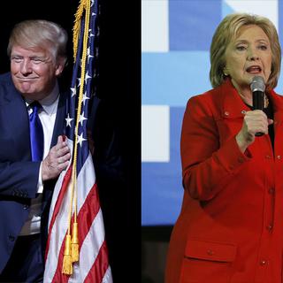 Donald Trump et Hillary Clinton en campagne. [Reuters - Brian Snyder/Jim Bourg]