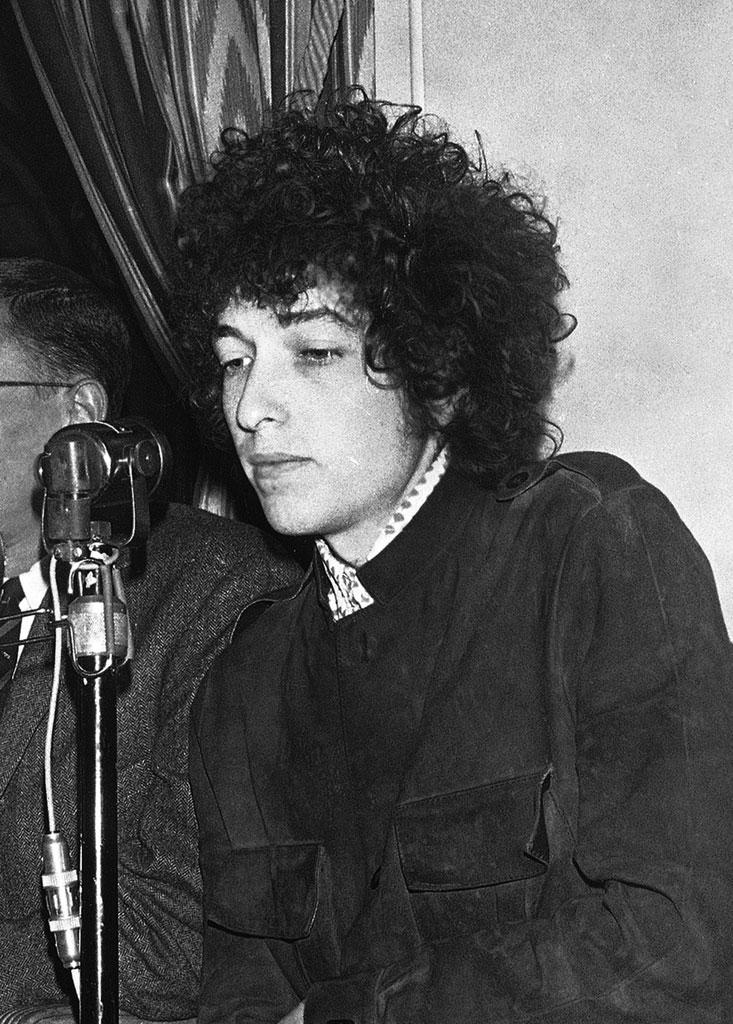 Bob Dylan en 1966. [Keystone - Pierre Godot]