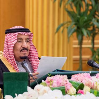 Le roi d'Arabie saoudite Salman bin Abdulaziz le 28 décembre dernier. [HO/SPA/AFP]