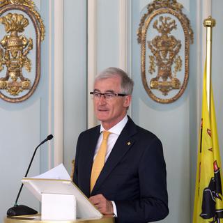 Le ministre président flamand Geert Bourgeois. [Belga/AFP - Nicolas Maeterlinck]